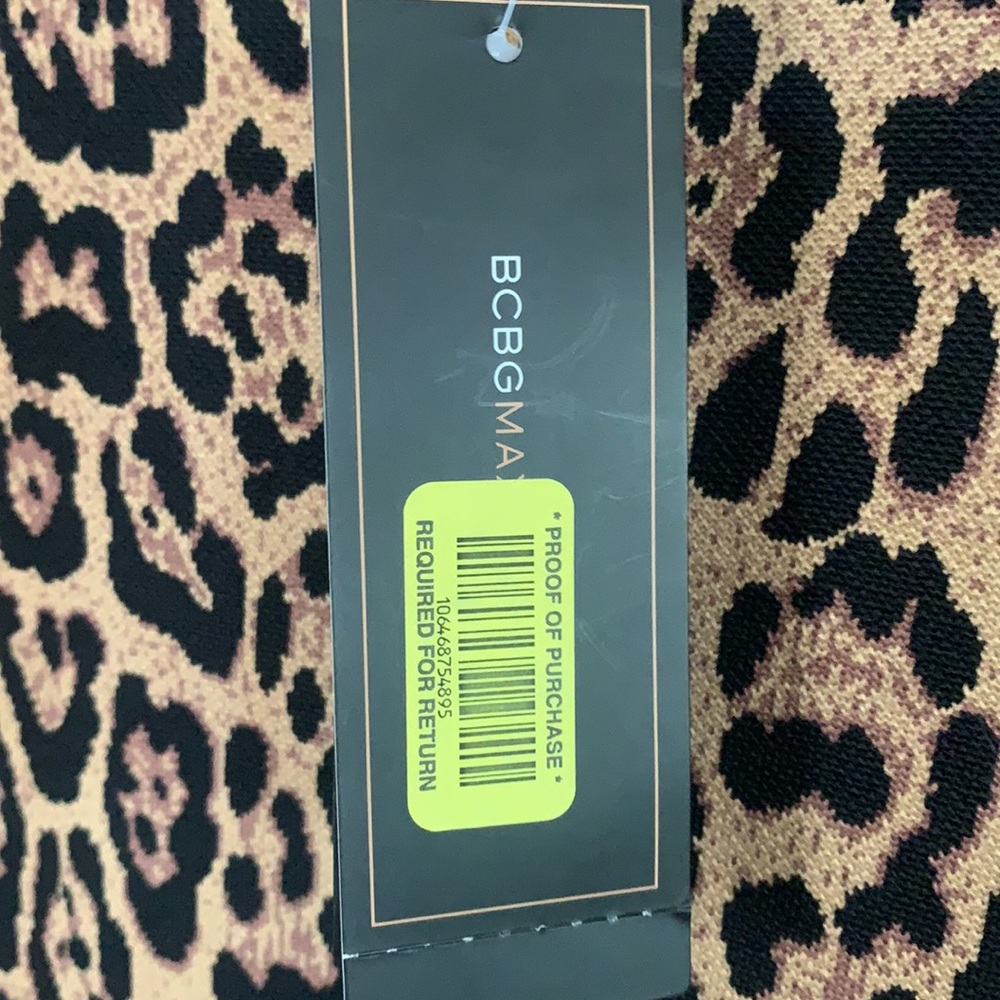 Gorgeous BCBG Tiger Print Stretchy Long  Skirt - Picture 5 of 7